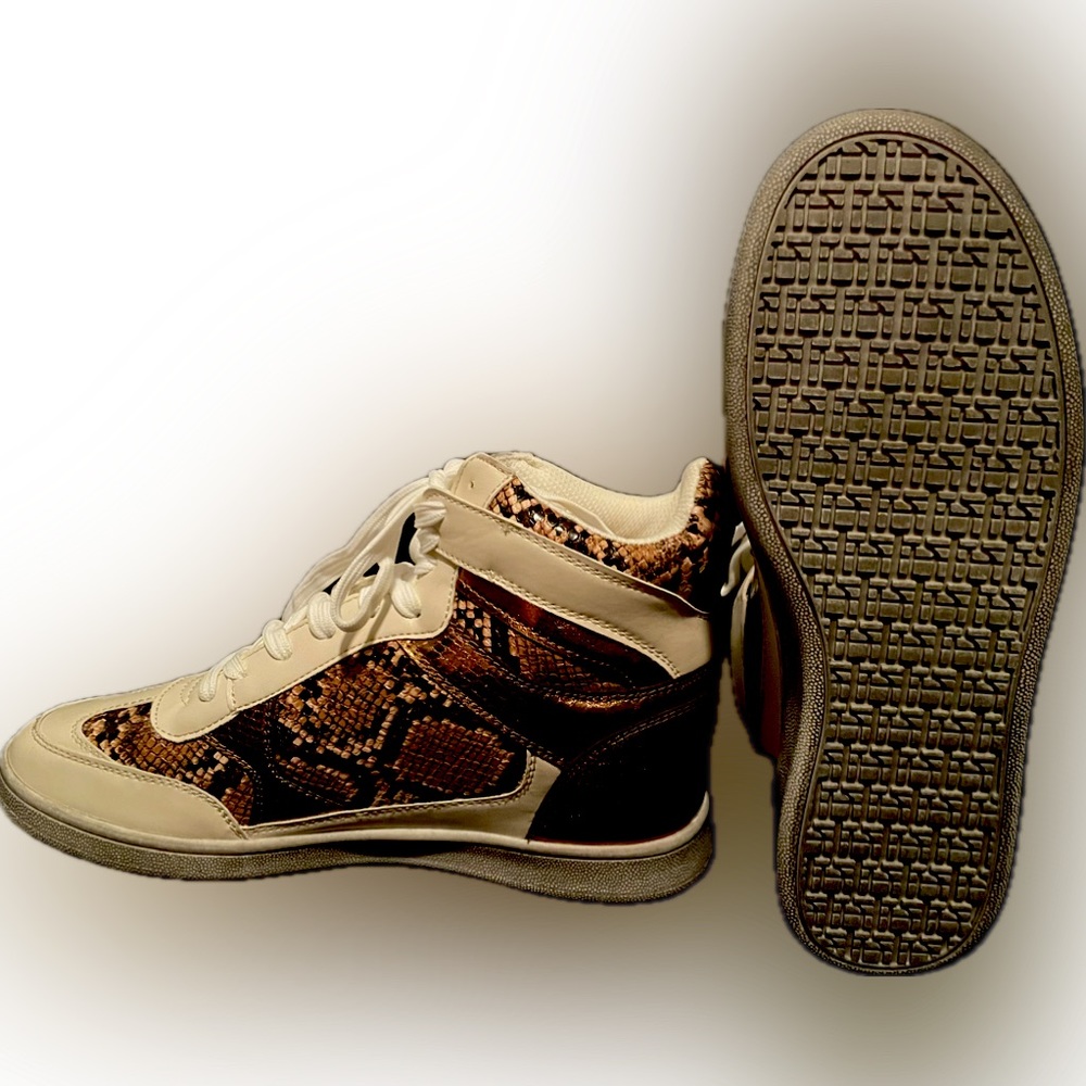 Snake skin High boot sneakers